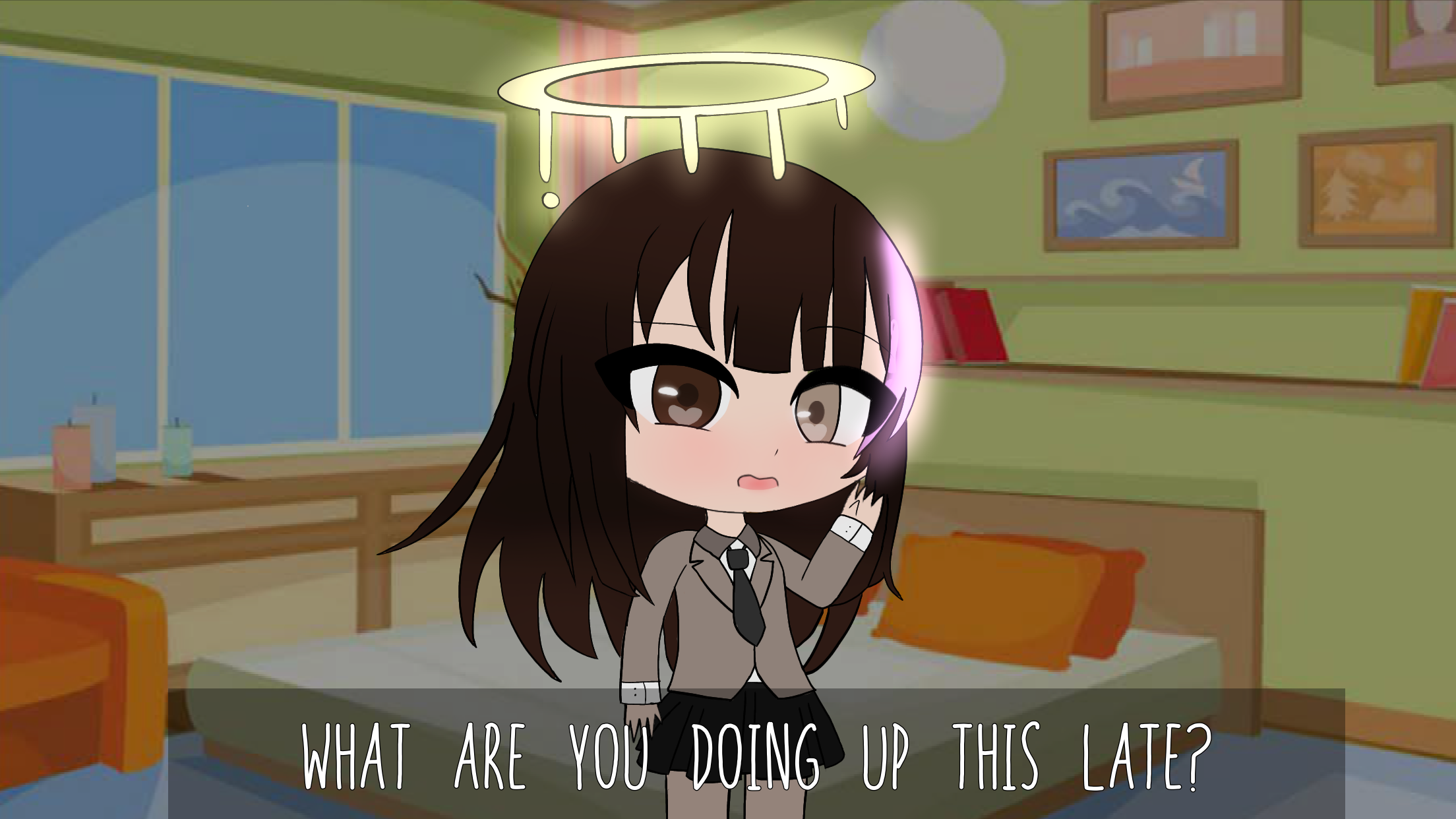 What are you doing up this late - ibisPaint