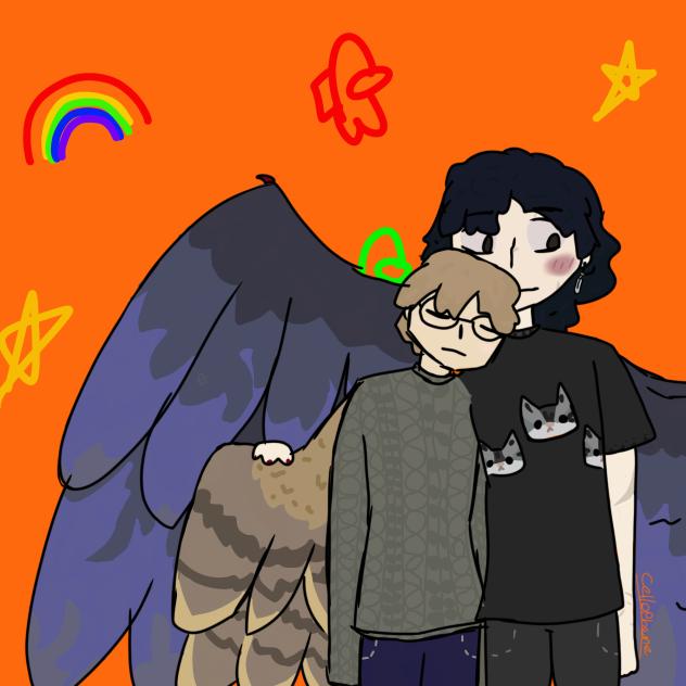 the crow and the goldfinch