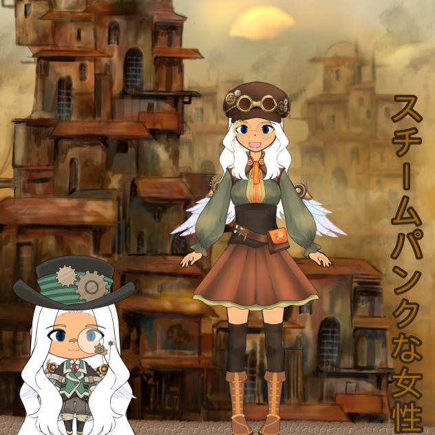 スチームパンクな女性