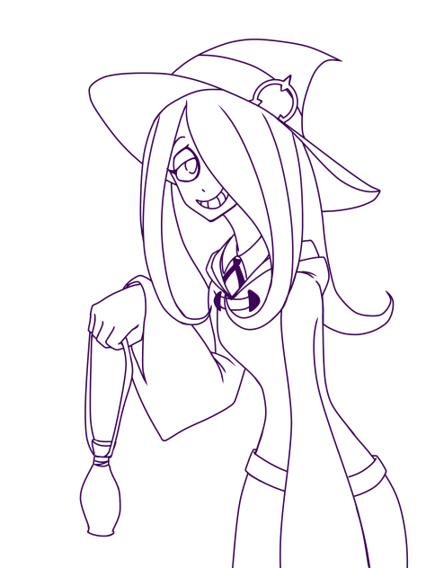 線画「スーシィー」