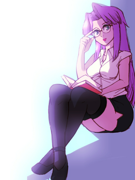 読書するお姉さん