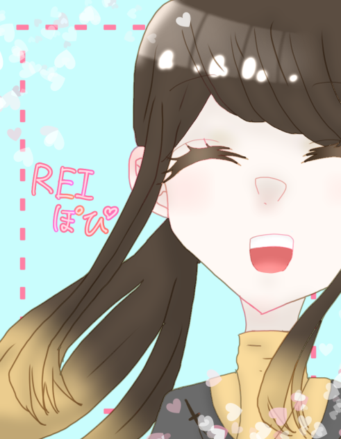 れいぽぴの線画塗った②