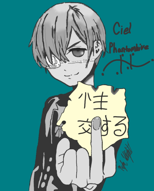 Ciel Phantomhive 💙🖤 - ibisPaint