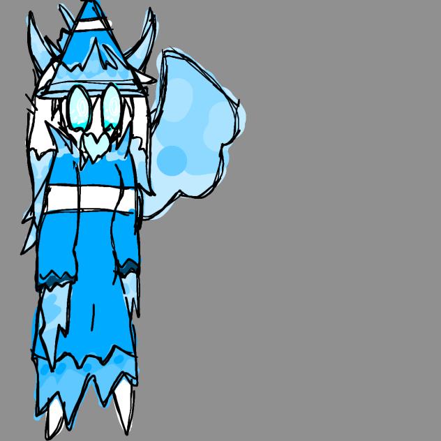 icy the cold heart monster concept - ibisPaint