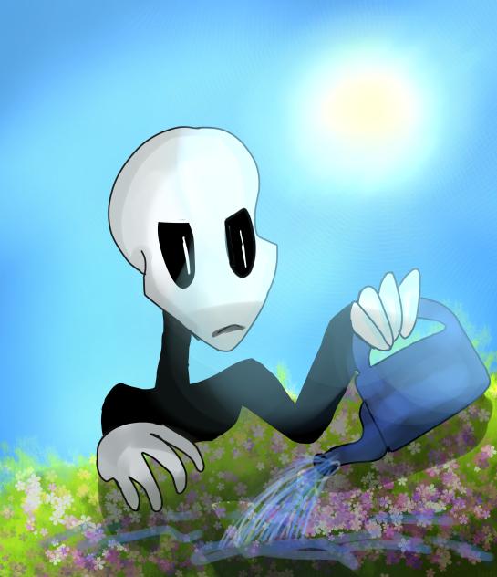 Tending the Flowers