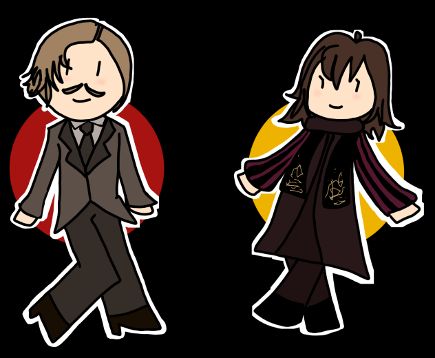 Tonks and Lupin from Harry Potter