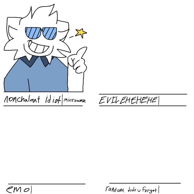 random oc personality or something