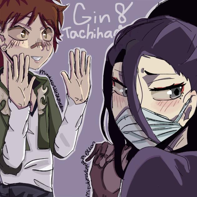Tachihara x Gin Fanart Bsd
