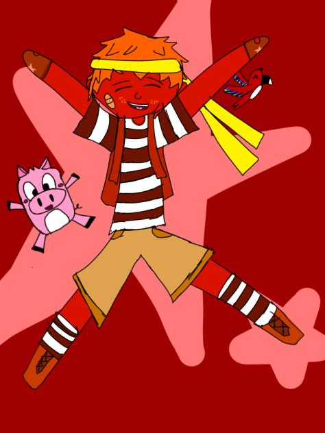 Red Alan Becker Fanart