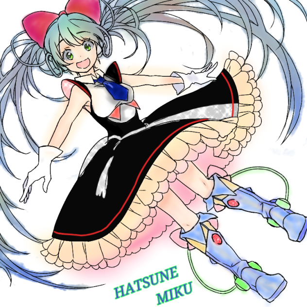 初音ミク  塗らせていただきました