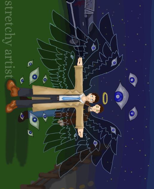 Cas protecting Dean 💙 #spn