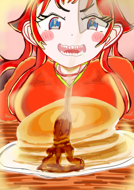 パンケーキと少女