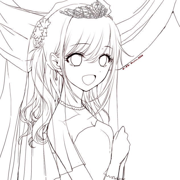 🥈👰(lineart)