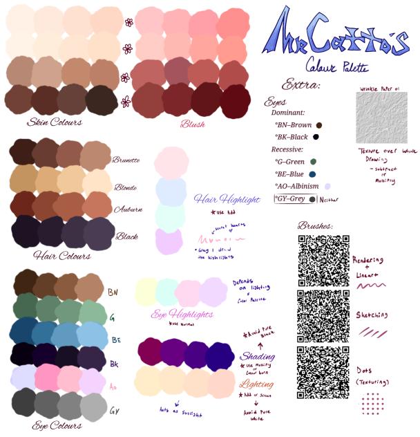 MrCattos Colour palette and Brushes