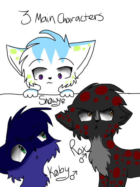 3 Main Characters Speedpaint - ibisPaint