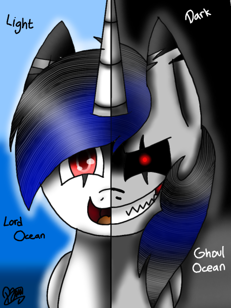 Lord Ocean Dark Side - SpeedPaint