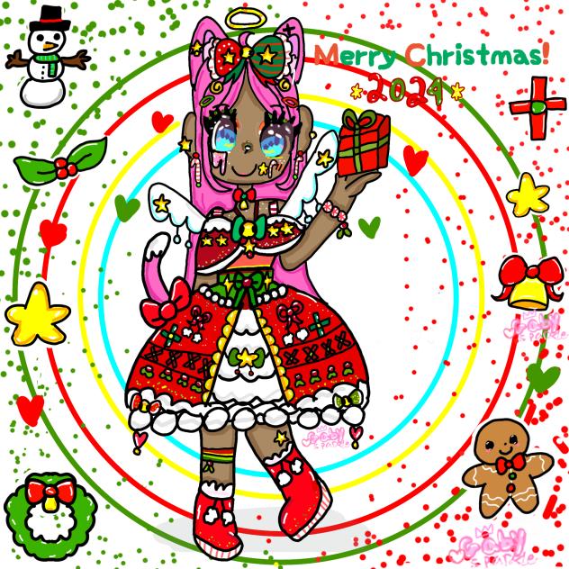 Gaby Sparkle Christmas Drawing