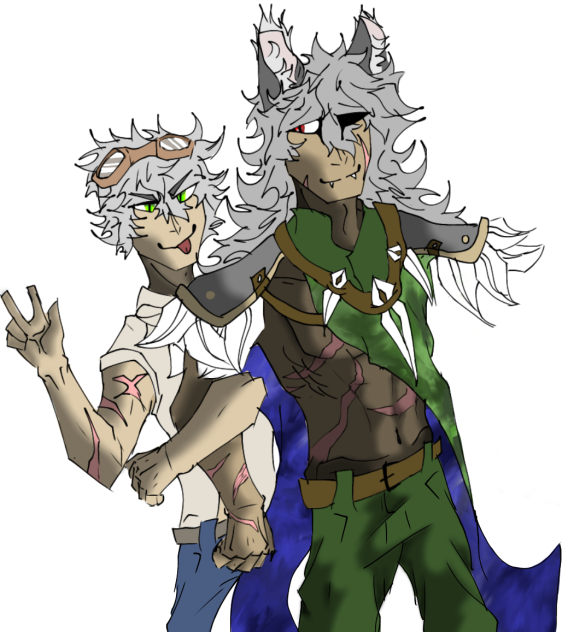 Razor And Bennett Are So Cute Together!! - ibisPaint
