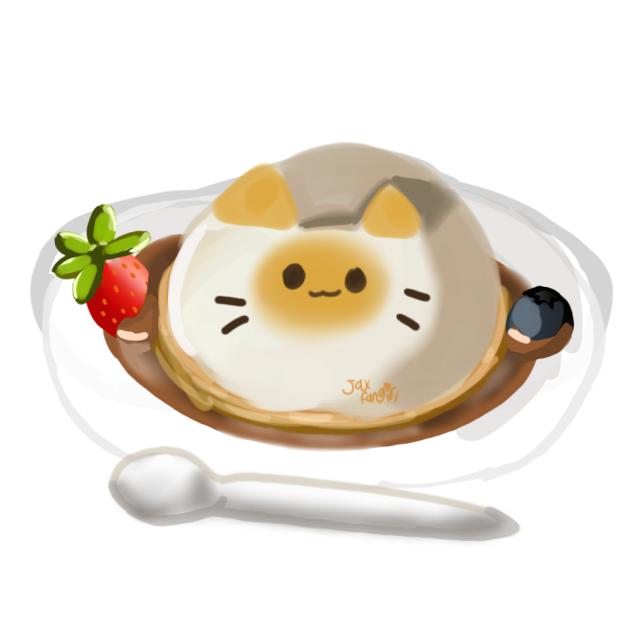 cat pudding 🍮 😎👍