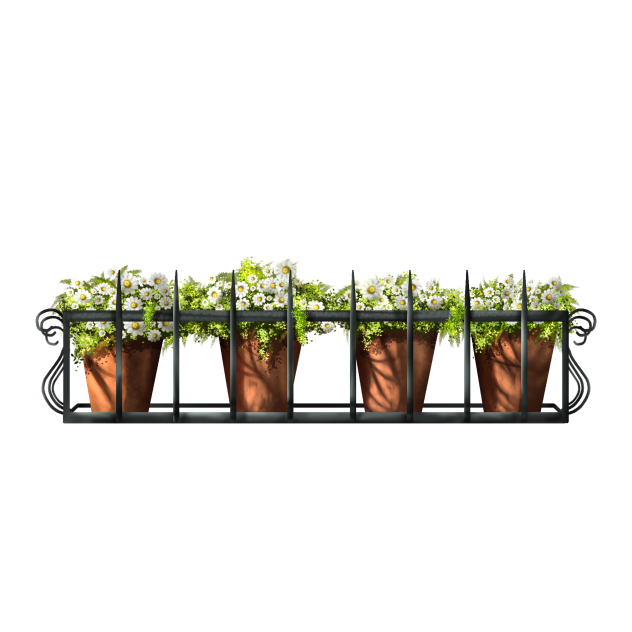 Flower pots decoration