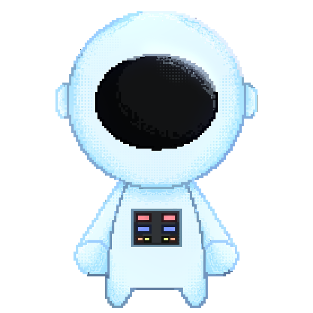 astronaut 👨‍🚀 (pixel)