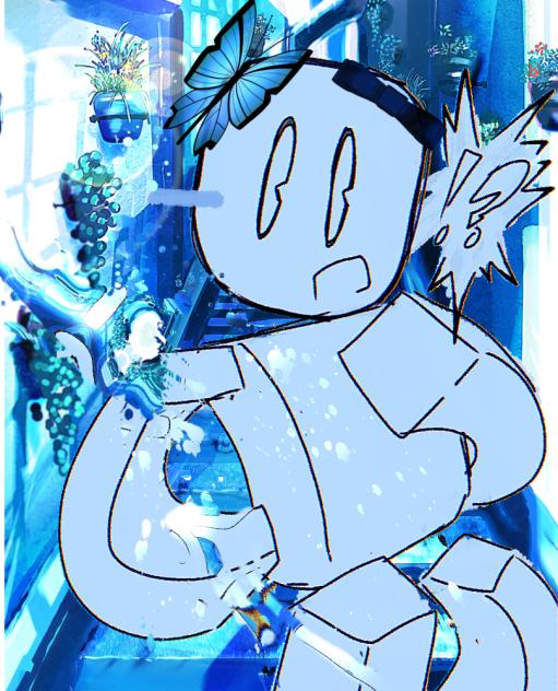 I’m blue