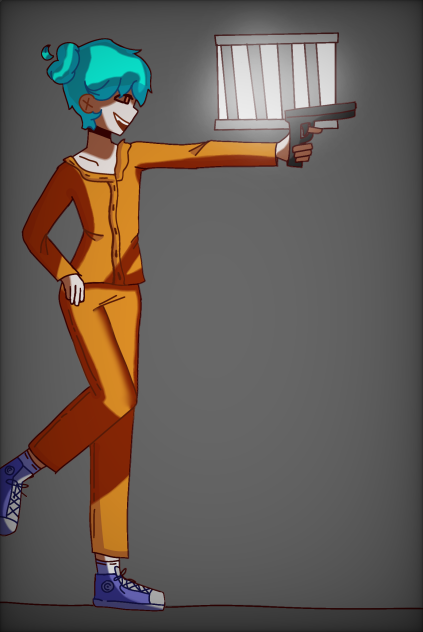 Lucy Andreeva has a gun ;-;
