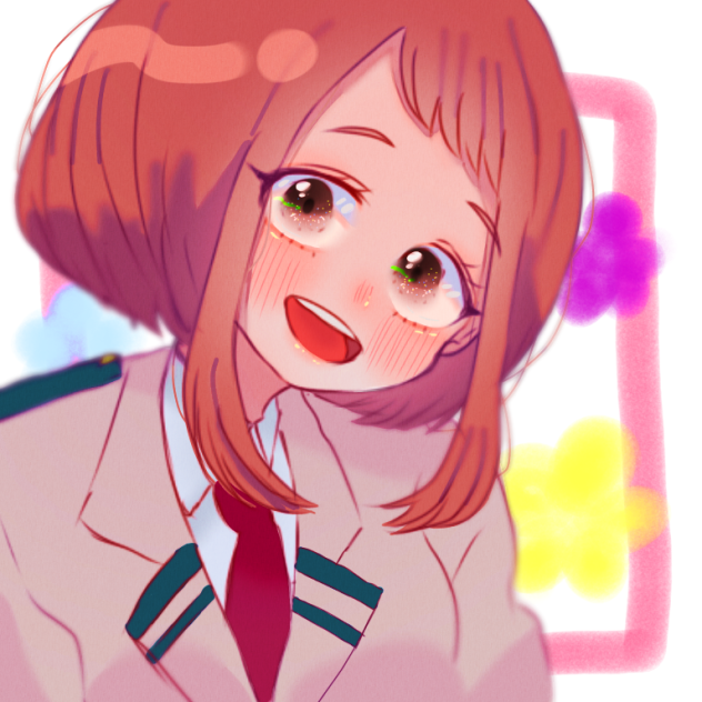 初描きお茶子、らくがき