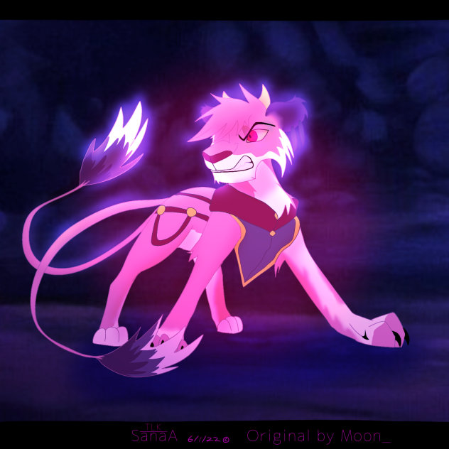 emo angy cat gurl (lion king'd)