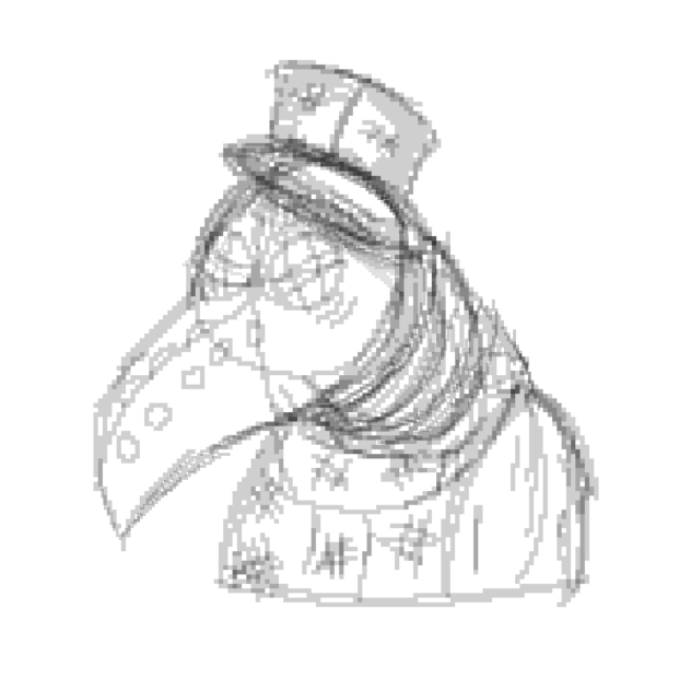 Plague doctor sketch