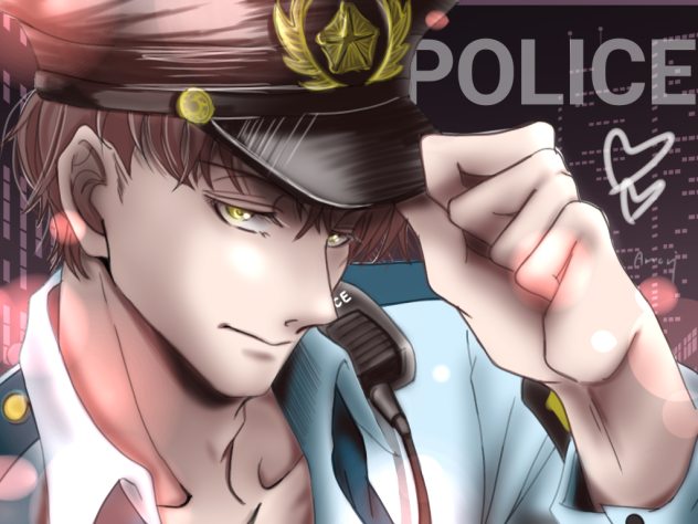 夜のお巡りさん