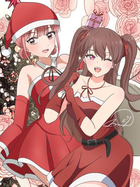 雛・美花莉サンタ2024