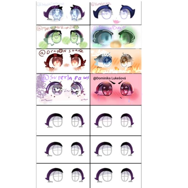 My charater's eyes