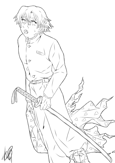 無題　55の線画