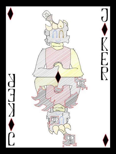 Forsaken Oc as a playing card lmao ♦️