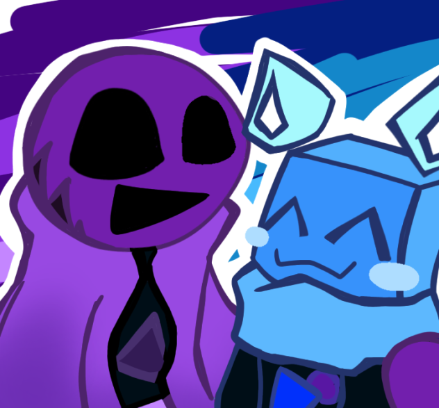 🟣Lris and cube🟦