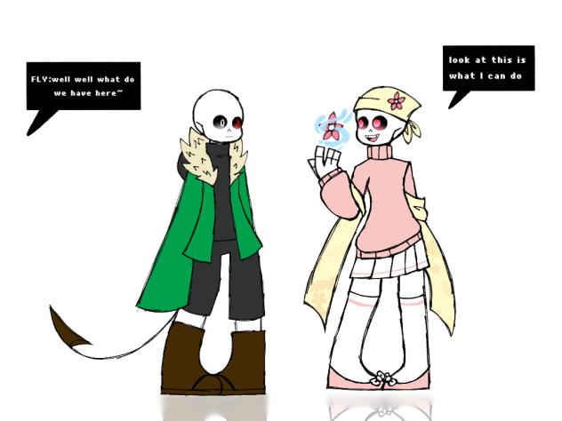 flower showing his powers to cyan