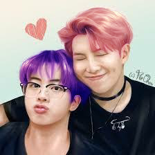 namjin hair colour