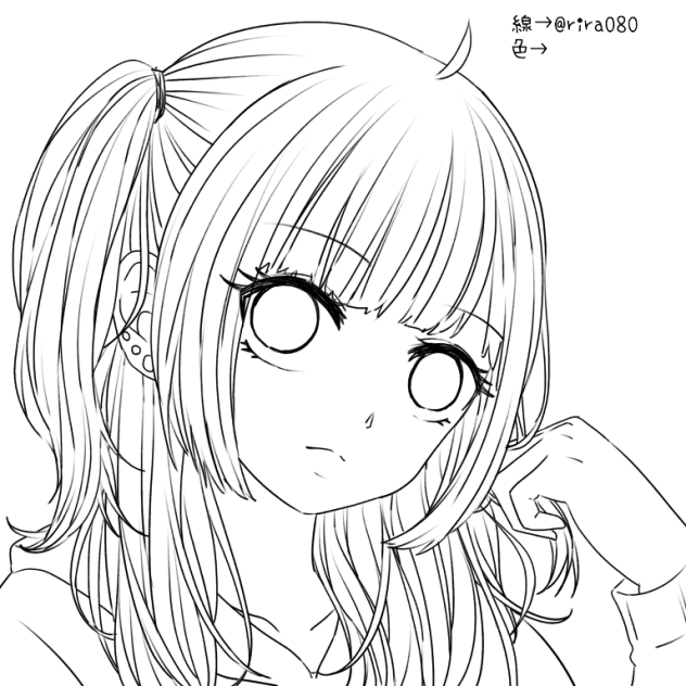 線画 塗ってくれる方いませんか？