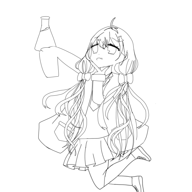 線画( •ᴗ• )