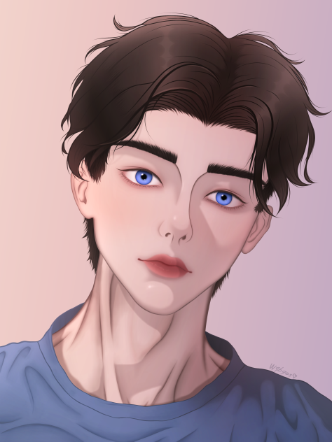 Sexy anime boy - ibisPaint