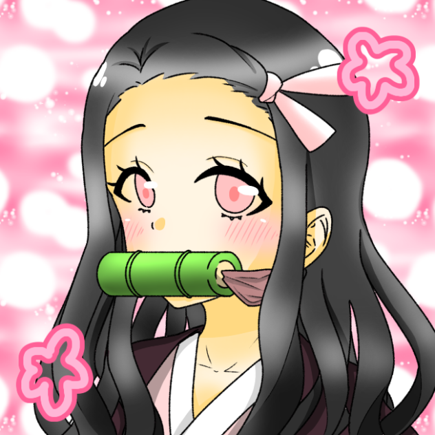 チョコ大福さんの線画お借りしました〜☆彡