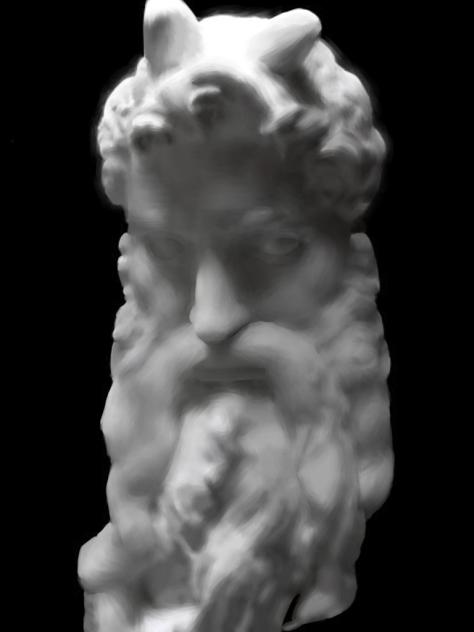 Moses sculpture