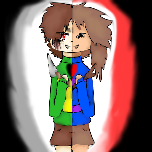 chara and frisk - ibisPaint