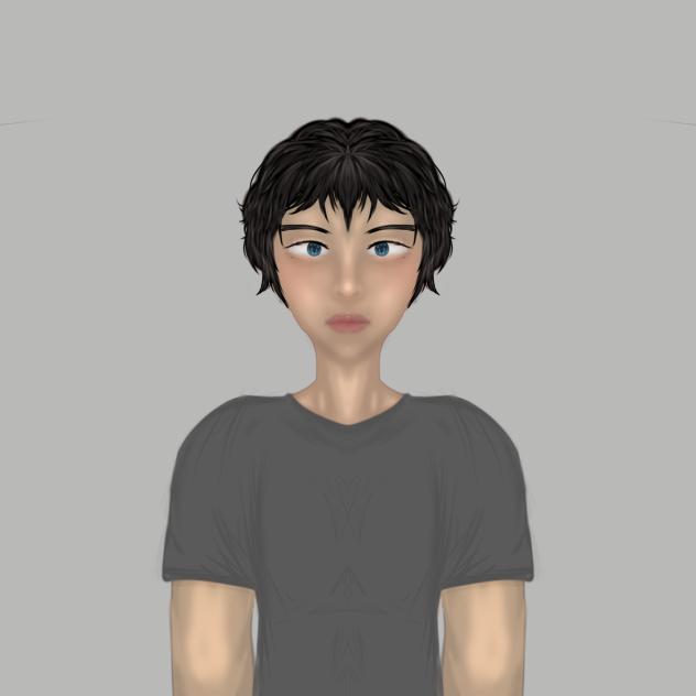 Cel shading male test - ibisPaint