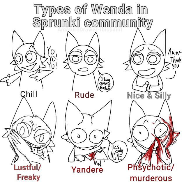 Types of Wenda(Sprunki)