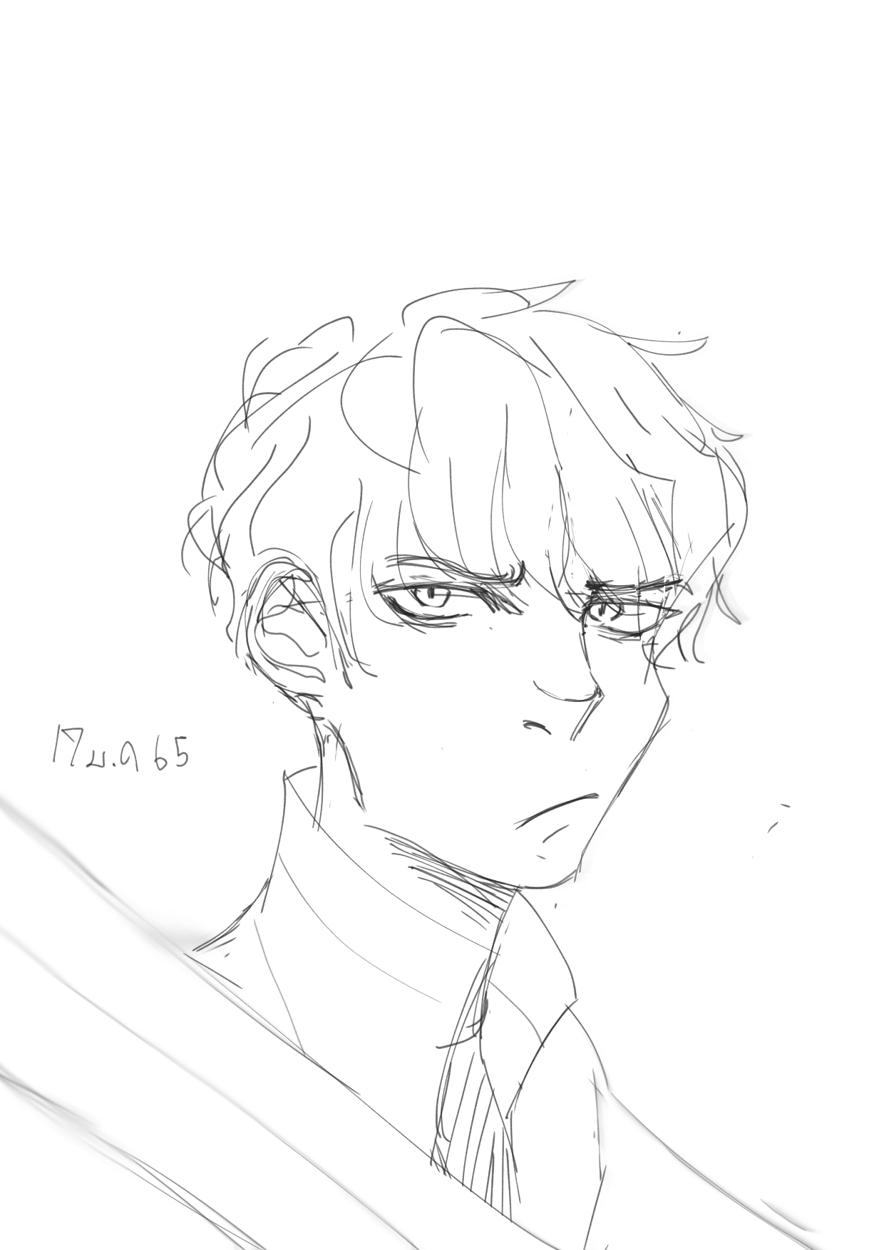 The man and sword - ibisPaint