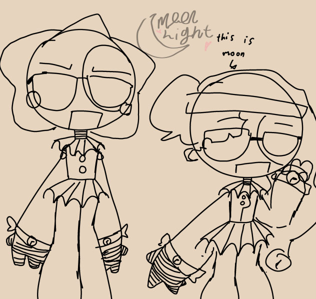 Sun and moon after the rage house