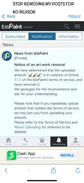 what I posted was innocent....