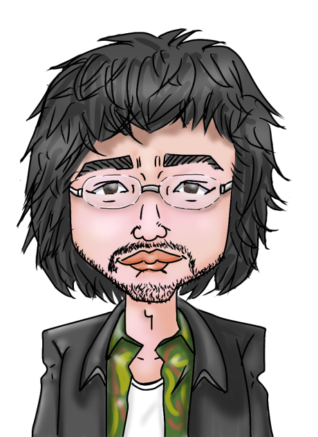 似顔絵　king gnu 井口